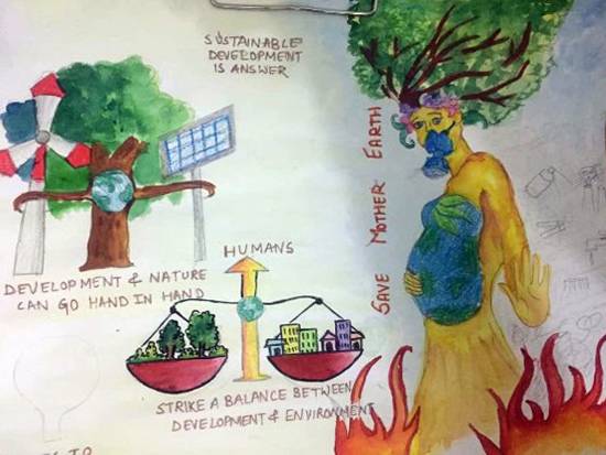 Results of the World Environment Day - Drawing Competition - Carmel School  Mangalore