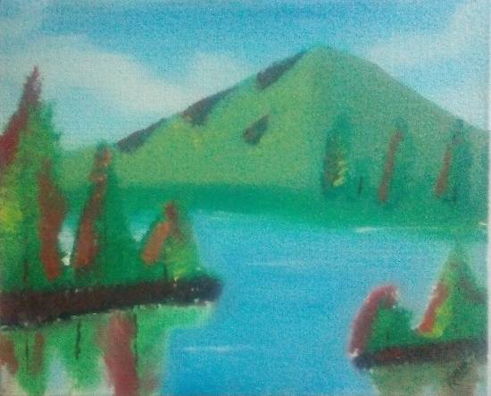 Painting  by Kanak Agrawal - Mountain