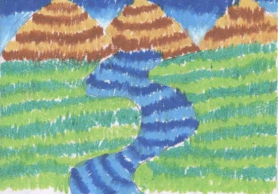 Nature, painting by Ojas Joshi