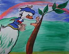 Painting  by Nandni  - Donald Duck