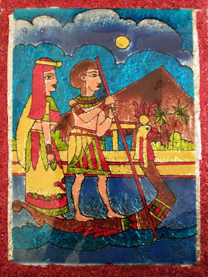 Painting  by Krisha Amish Shah - Couple
