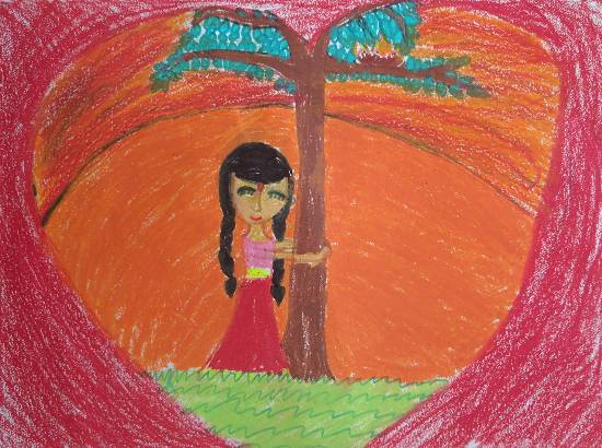 Painting  by Lakshmi Kaivalya Lanka - Save Trees