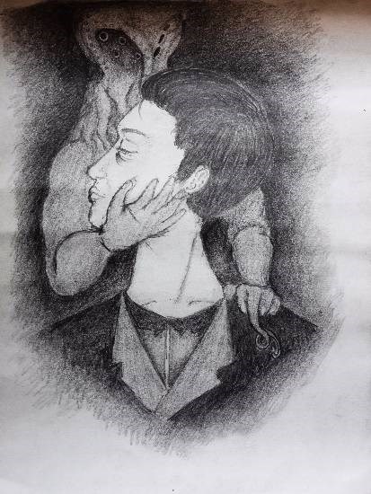 Untitled - 1, painting by Ameya Milind Phadke