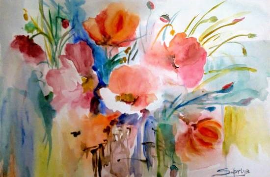 Flora, painting by Supriya Choudhary