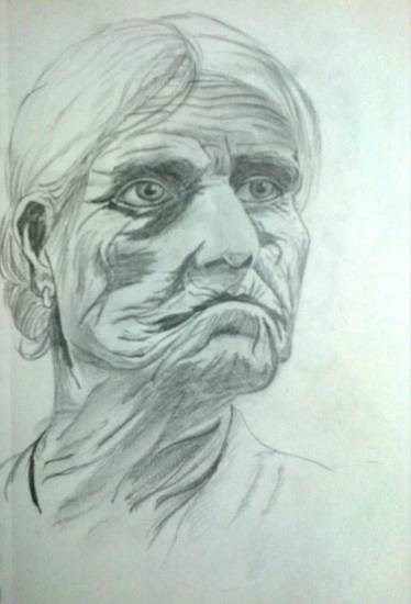 Portrait II, painting by Supriya Choudhary