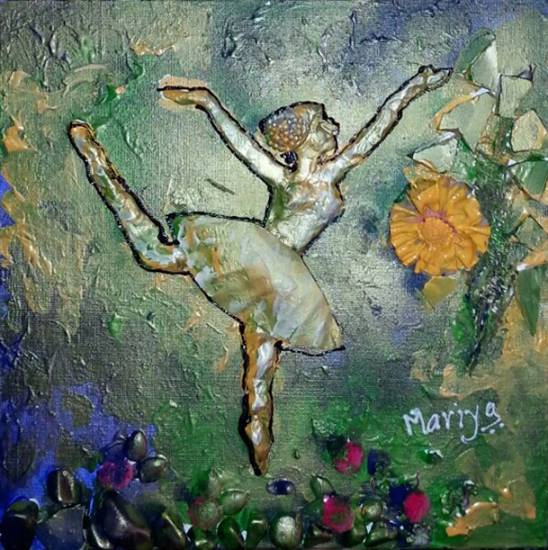 Painting by Mariya Kapadia - Dancer