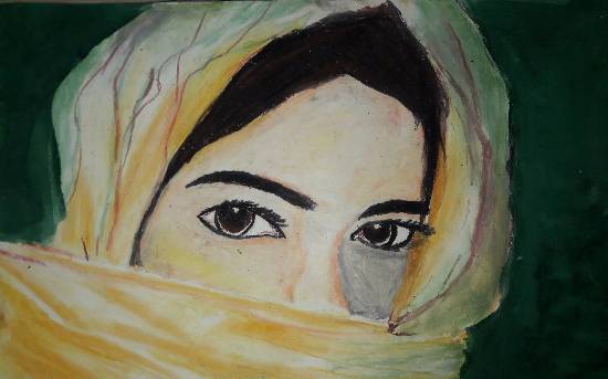 Painting  by Mariya Kapadia - Woman