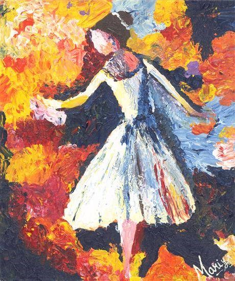 Dancer, painting by Mariya Kapadia