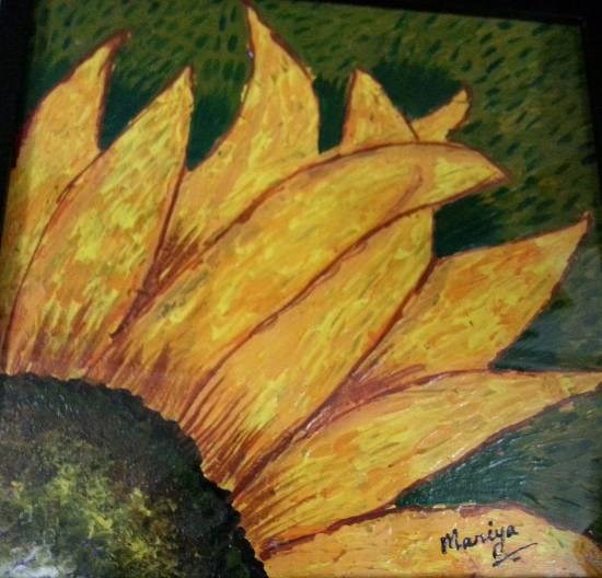 Flower, painting by Mariya Kapadia