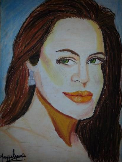 Woman, painting by Mariya Kapadia