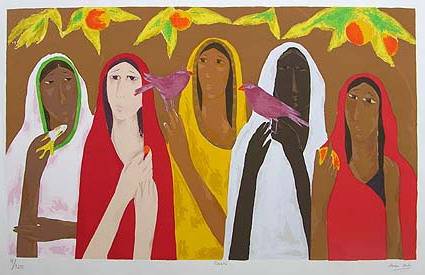 painting by Haku Shah - Sakhi