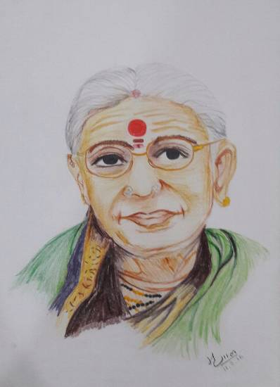 Painting  by Mrunal Vijay Todkar - Grand mother