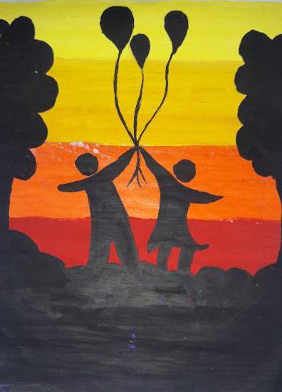 Painting  by Rashmi Ramchandra Savadatti - Balloons
