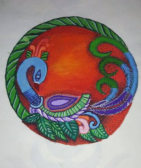 Painting  by Rashmi Ramchandra Savadatti - Peacock