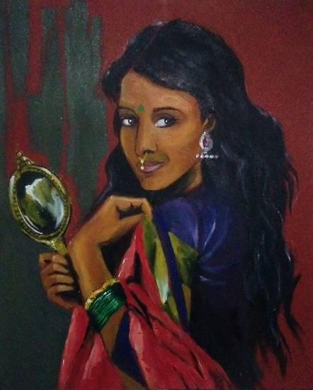 Painting  by Amita Rajender Saroya - Untitled - 3