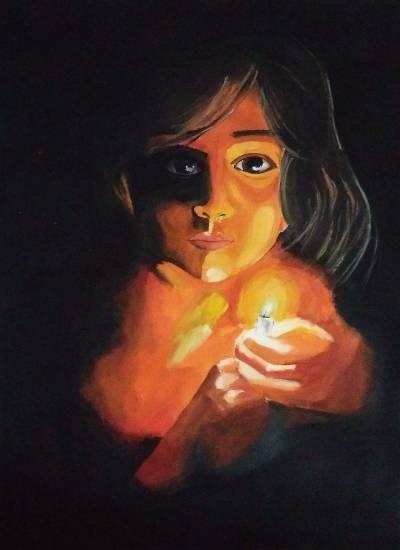 Hope, painting by Amita Rajender Saroya