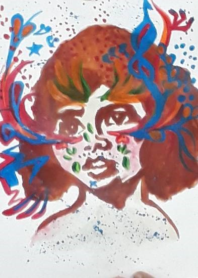 Innocence, painting by Sayuri Sunil Bhanap