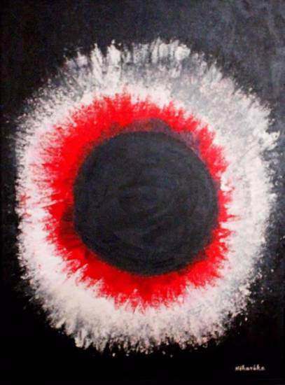 Painting  by Niharika Supratik Ghosh - Solar Eclipse