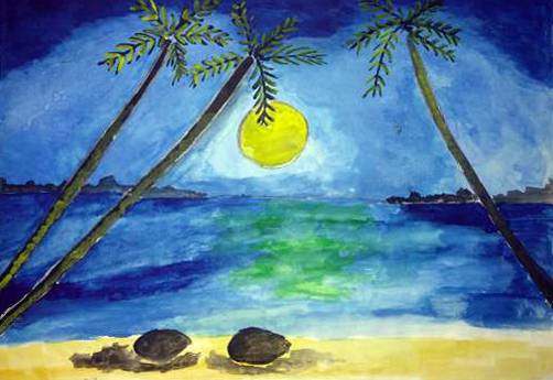 Painting  by Nilesh Harendra Mishra - Seascape