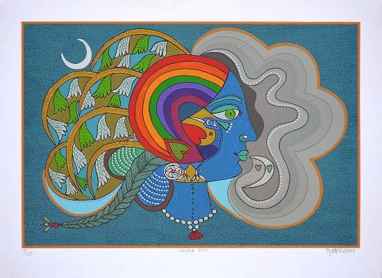 Varsha Ritu, painting by Jyoti Bhatt