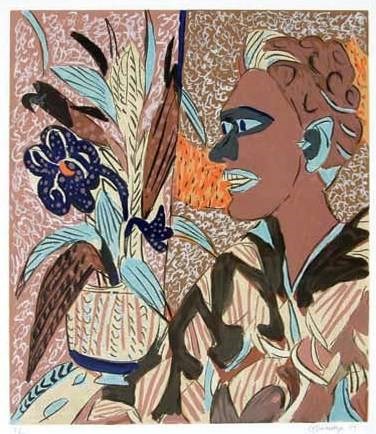 Untitled VI, painting by K G Subramanyan