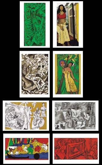 Kerala Experience, painting by M F Husain