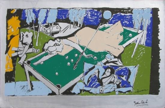 Yeh Kaun Sa Mod - V, painting by M F Husain