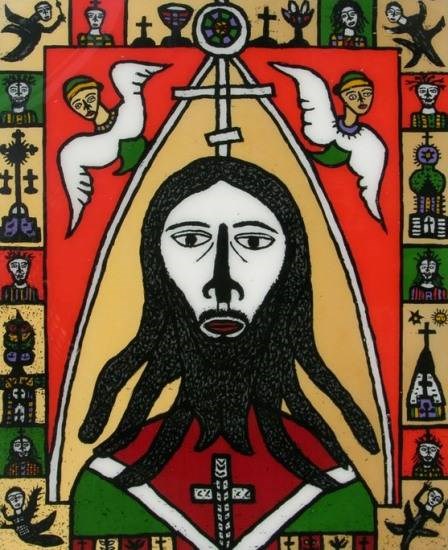 Christ, painting by Madhvi Parekh