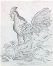 Painting  by Sanjana Agarwal - Rooster