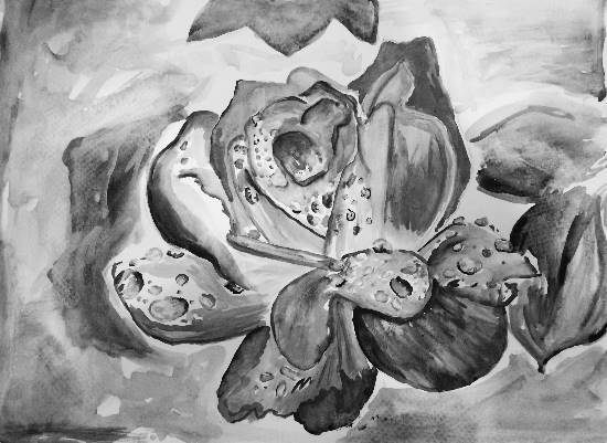 Painting  by Sanjna Purandar Das - Flower