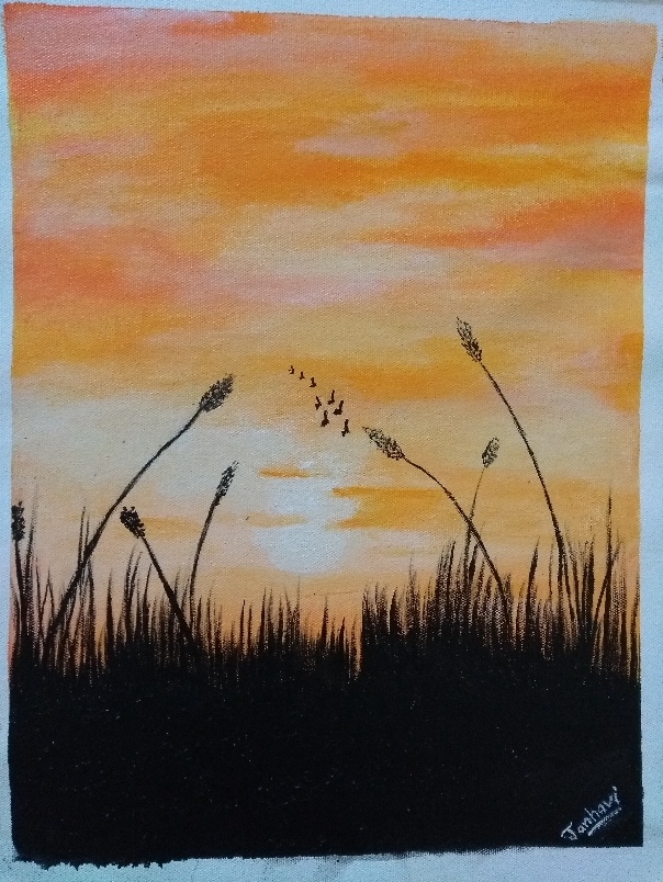 Painting  by Janhavi Deshmukh - Sunset