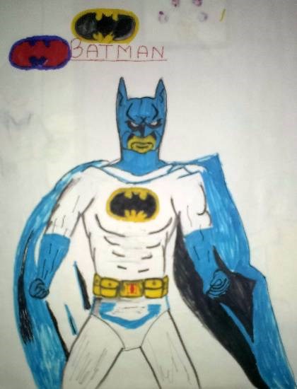 Batman, painting by Tanmay Sameer Karve