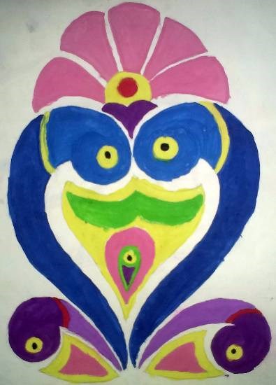 Free Hand, painting by Tanmay Sameer Karve