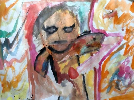 Beloved Papo, painting by Keya Potkar