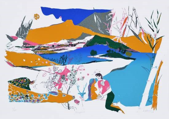 Propose, painting by Nabibakhsh Mansoori