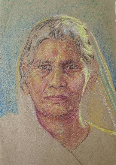 Mother, painting by H C Rai