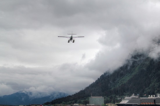 Photograph by Anupama Tiku Dhar - Back to Cruise Ship docked at Juneau