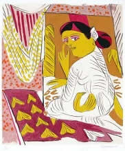 Untitled IX, print by K. G. Subramanyan
