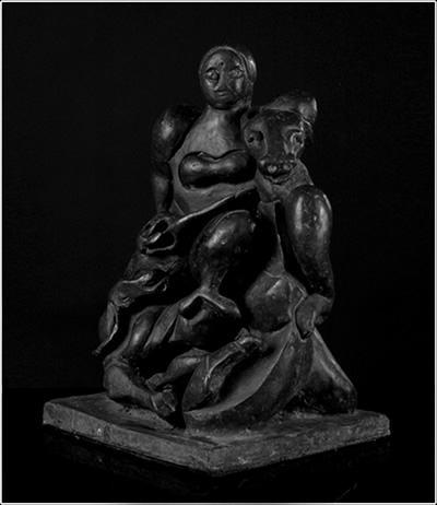 Mahishamardini, Sculpture by Carmel Berkson