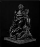 Mahisamardini, Sculpture by Carmel Berkson