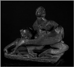 Mahisamardini, Sculpture by Carmel Berkson