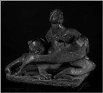 Mahisamardini, Sculpture by Carmel Berkson