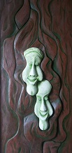 Faces 1, Sculpture by Milind Raut