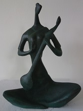 Saraswati, Sculpture by Tapas Sarkar