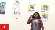 Abha Kanvinde from Lilavatibai Podar High School, Mumbai talks about her painting