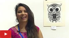 Antara Chowkase talks about her painting