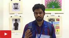 Apurv Thakur from Delhi talks about his painting