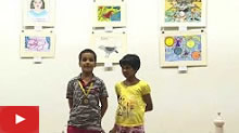 Ojas Chincholi from Sevasadan School, Pune, talks about his painting