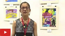 Rucha Damle from Gokuldham High School, Mumbai, talks about her painting