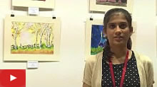 Vaishnavee Puntambekar talks about her painting